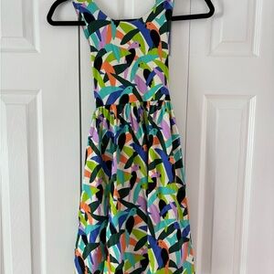 Colorful Hanna Andersson Dress with Bird Print